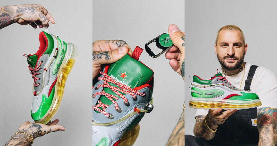 Heineken stworzył kolekcjonerskie sneakersy / materiały prasowe