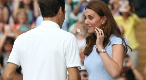 Kate Middleton zmierzy się na korcie z Rogerem Federerem / Getty Images