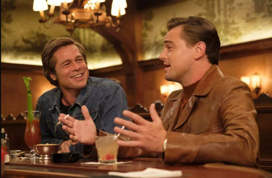 Leonardo DiCaprio i Brad Pitt / kadr z filmu