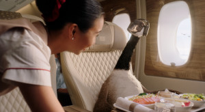 Gęś Gerry - nowy ambasador Emirates / Emirates Airlines