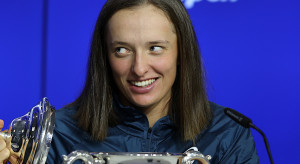 Iga Świątek po wygranym US Open 2022 / Getty Images