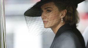 Księżna Kate na pogrzebie Elżbiety II / PAP