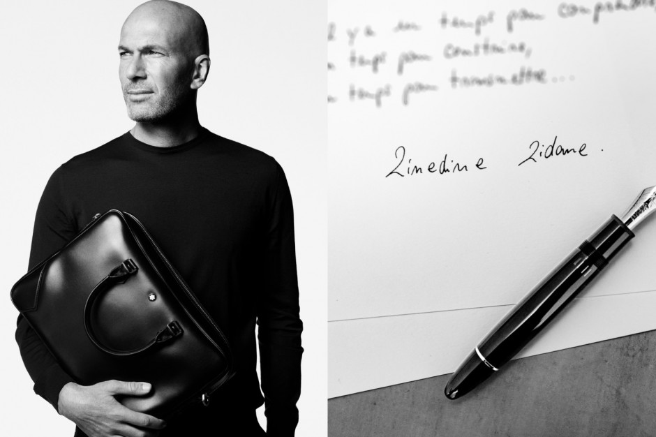 Zinedine Zidane dla marki Montblanc / materiały prasowe