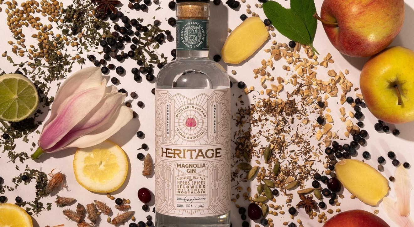 Polski gin rzemieślniczy wybrany Ginem Roku w Niemczech, fot. Heritage Magnolia Gin, Instagram Polski gin wybrany Ginem Roku w Niemczech! Trunek zdobył 96 pkt na 100 w prestiżowym konkursie