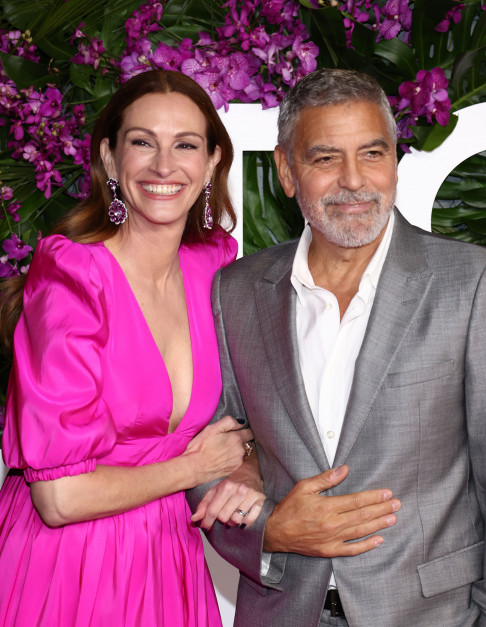 Julia Roberts i George Clooney na premierze filmu 
