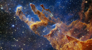 Filary Stworzenia w obiektywie Teleskopu Jamesa Webba, fot. NASA