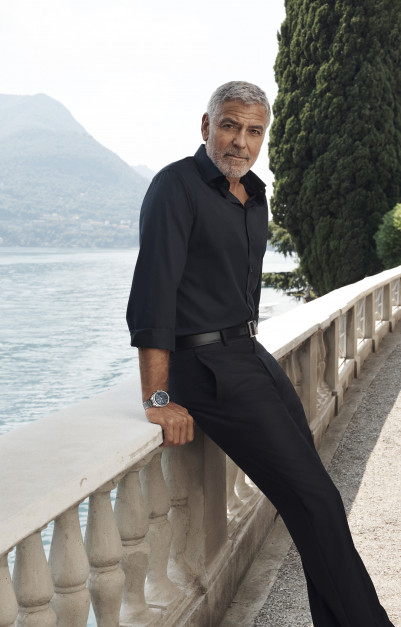 George Clooney w kampanii OMEGA Speedmaster'57 / materiały prasowe