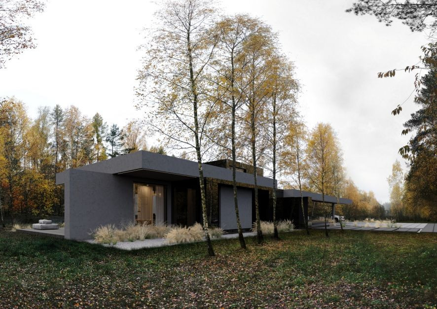 Stark House - Projekt domu: Marcin Tomaszewski, pracownia Reform Architekt. Fot. pracownia Reform Architekt