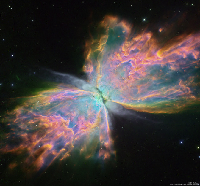 Mgławica Motyla, fot. NASA/ESA/Hubble