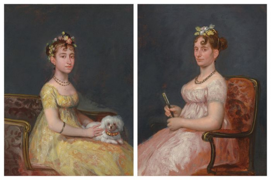 Portrety matki Leonory Antoni Valdes de Barruso i córki Marii Vincenty Barruso Valdes / Christie's