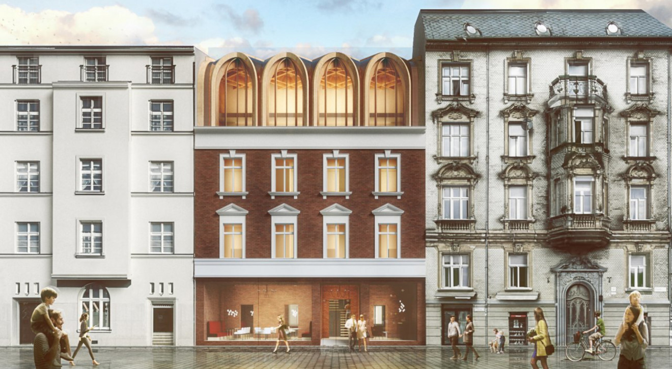 W Krakowie powstaje prawdziwa hotelarska perła. Polski projekt BXB Studio doceniony w prestiżowym konkursie
