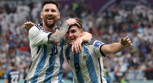 Piłkarze Argentyny piją yerba matę na Mundialu 2022 / Getty Images