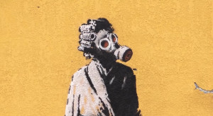Wojna w Ukrainie: Złodziej muralu Banksy'ego może trafić za kratki na 10 lat