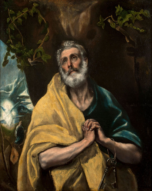 Łzy św. Piotra, El Greco, fot. Palazzo Reale