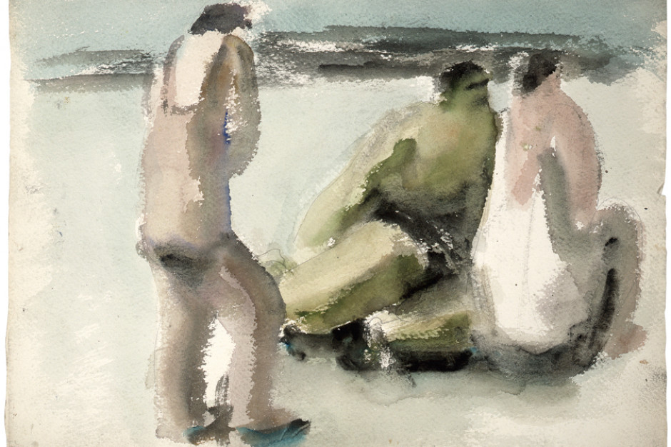 Mark Rothko, Untitled (bathers on the beach), fot. National Gallery of Art