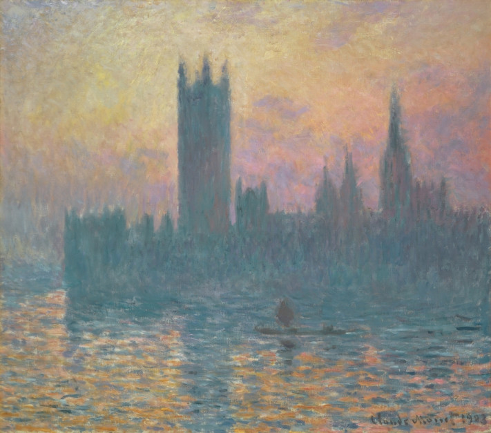 Budynek Parlamentu w Londynie, Claude Monet, fot. Shutterstock
