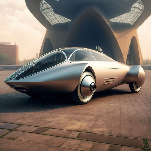 Samochód zaprojektowany przez Renzo Piano - analiza AI / Moss and Fog - Instagram