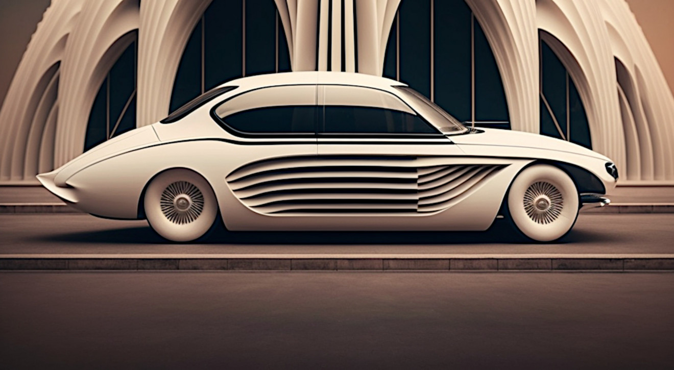 Jak wyglądałyby auta zaprojektowane przez największych architektów świata? Sztuczna inteligencja zna odpowiedź
