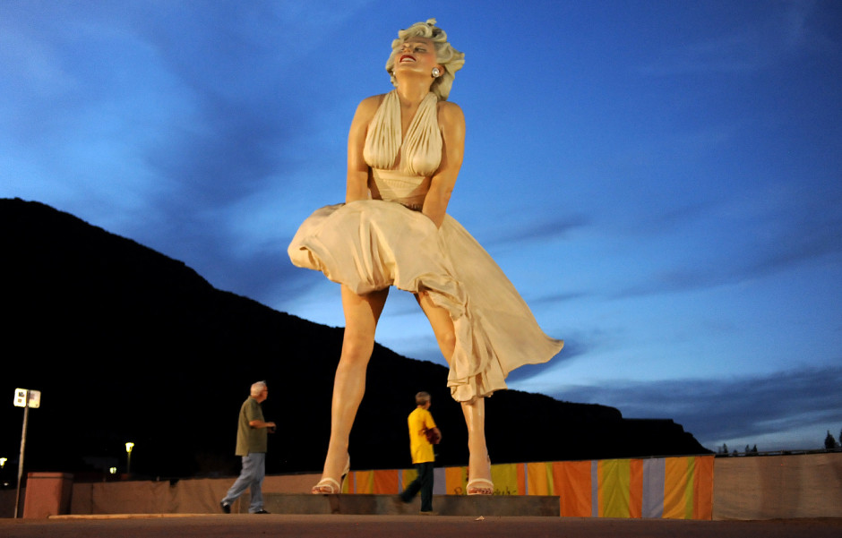 Pomnik Forever Marilyn w Palm Springs w 2014 roku / Getty Images