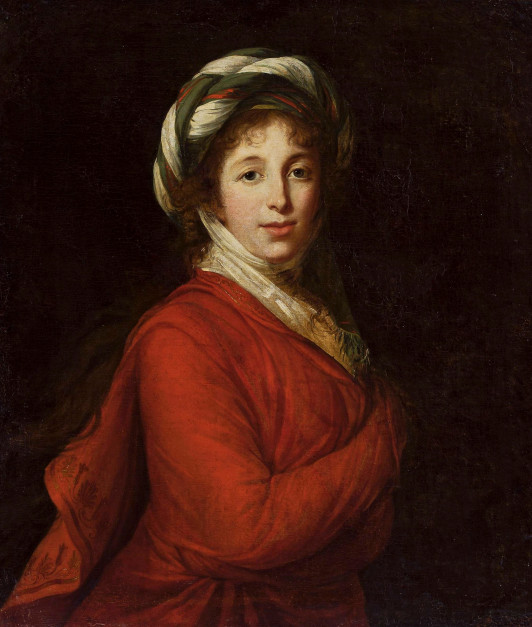 Élisabeth Vigée-Lebrun - Portret Heleny z Przeździeckich Radziwiłłowej (ok. 1805) / Muzeum Narodowe w Warszawie