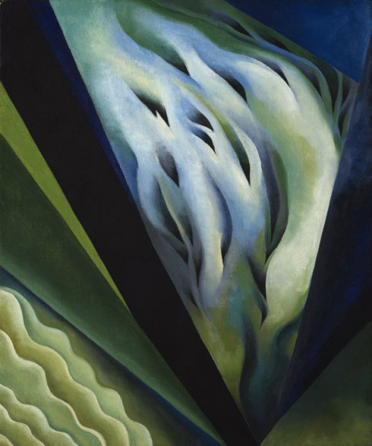 Georgia O'Keeffe - Blue Green Music (1921) / Wikimedia Commons