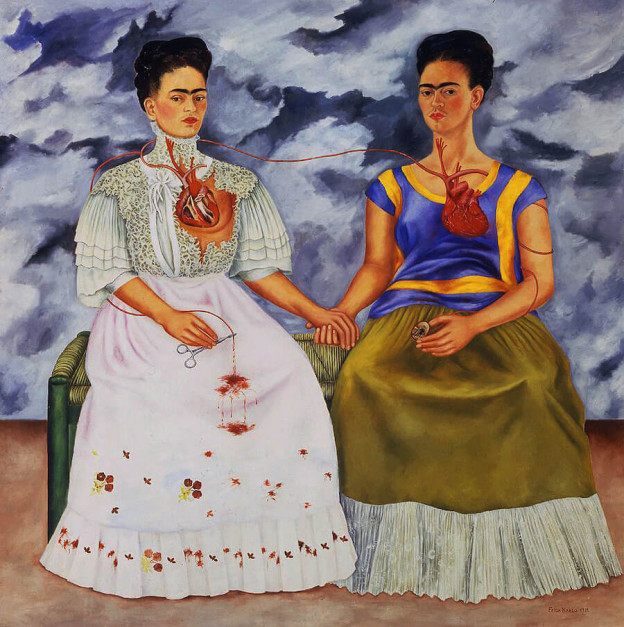 Frida Kahlo - Dwie Fridy (1939) / Museo de Arte Moderno, Mexico City