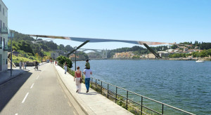 W Portugalii powstanie imponujący futurystyczny most, "Abstrakcyjny i ostry jak brzytwa"