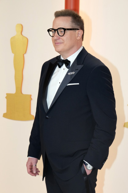 Brendan Fraser na Oscarach 2023 / Getty Images