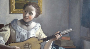 Obraz Dama z gitarą znajdujący się w Philadelphia Museum of Art / Wikimedia Commons