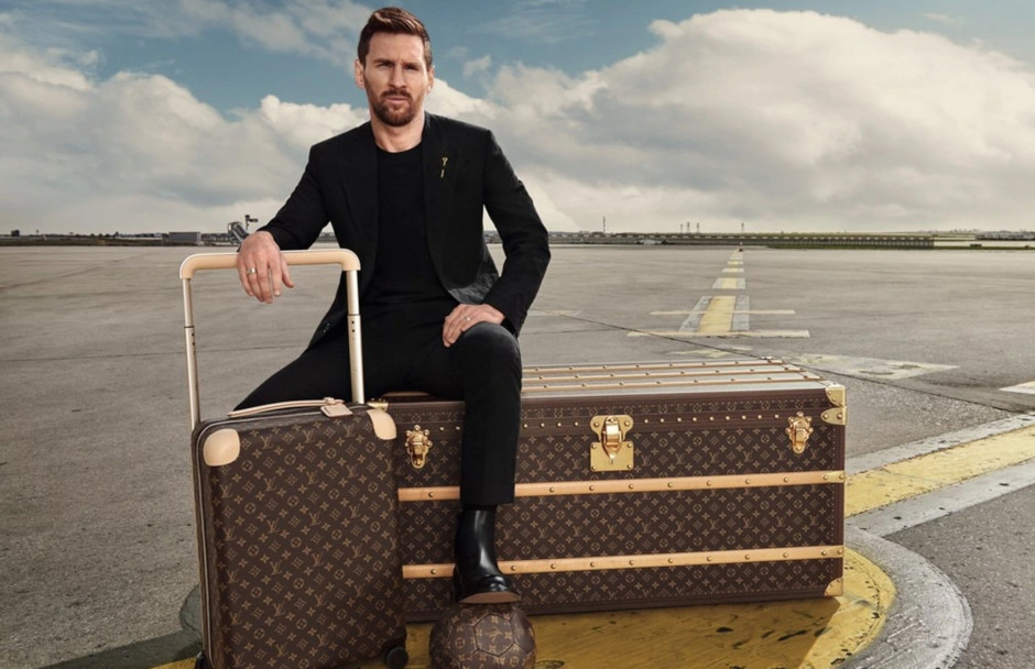 Leo Messi solo w kampanii Louis Vuitton / materiały prasowe