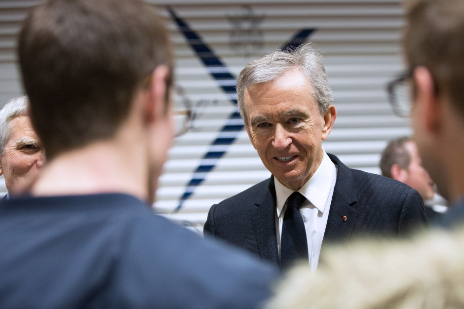 Bernard Arnault szuka swojego następcy / fot. Jérémy Barande / Ecole polytechnique Université Paris-Saclay