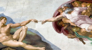 Czy Michał Anioł namalował siebie zamiast Boga w "Stworzeniu Świata"? Włoski badacz ma nową ciekawą teorię
