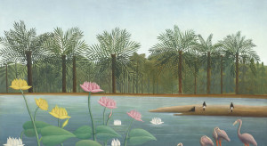 "Flamingi" Henriego Rousseau na aukcji! Dzieło przez ostatnie 70 lat wisiało... w prywatnym salonie