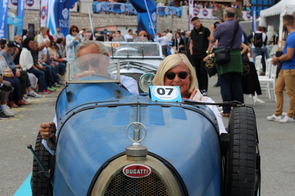 Bugatti na Concourse d’Elegance 2023 Les Legendes de Nice / foto: Szymon Żebrowski