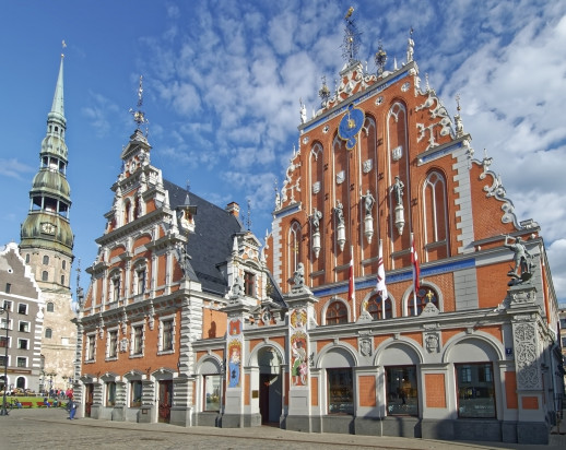 Dom Czarnogłowych w Rydze / Pixabay - Makalu