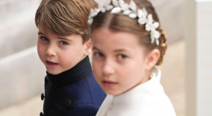 Koronacja Karola III - książę Louis i księżniczka Charlotte / PAP