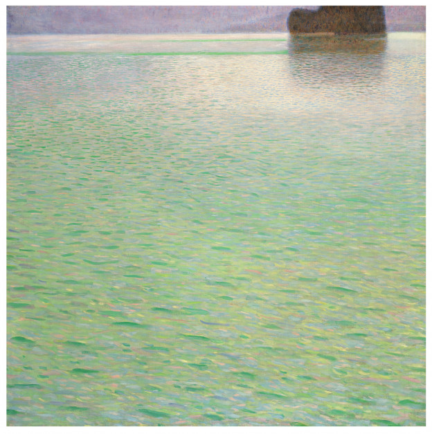 Gustav Klimt ,,Wyspa na jeziorze Attersee”, olej na płótnie, 1901/1902 / Sotheby’s