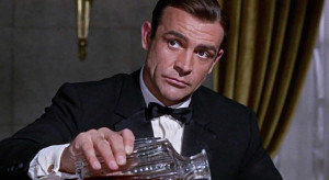 James Bond - Sean Connery w filmie Goldfinger z 1964 / kadr z filmu