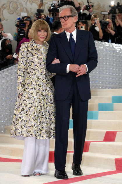 Anna Wintour i Bill Nighy attend na Met Gali 2023 / Getty Images