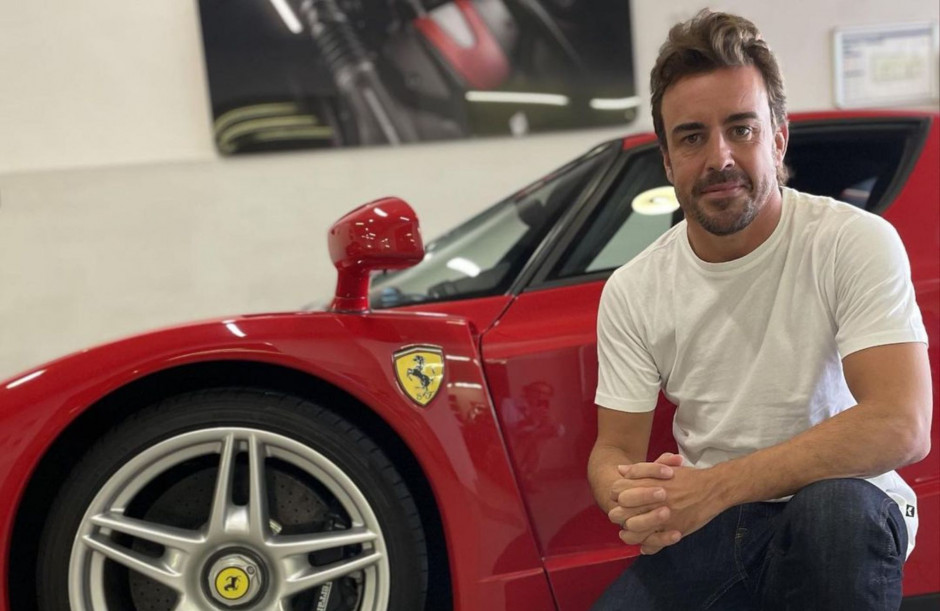 Fernando Alonso sprzedaje swoje Ferrari Enzo z 2011 roku / fot. Instagram @monacocarauctions