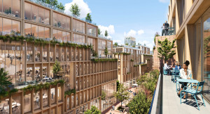 Sztokholm planuje budowę największego na świecie drewnianego miasta / foto: Henning Larsen and White Arkitekter