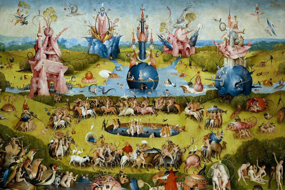 "Ogród ziemskich rozkoszy" Hironim Bosch (1500) - Muzeum Prado / Getty Images