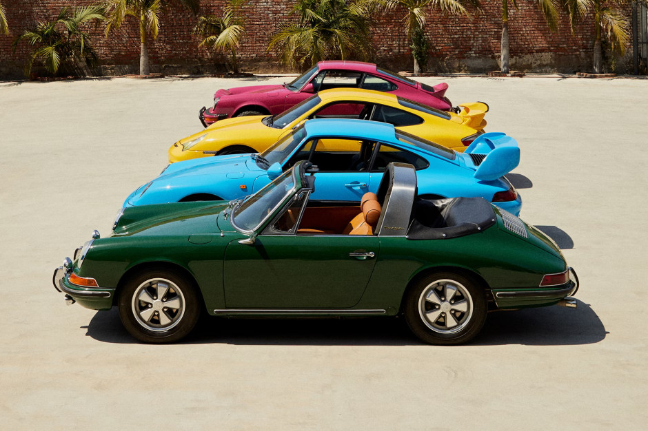 Farby inspirowane lakierami Porsche / materiały prasowe Porsche x Backdrop