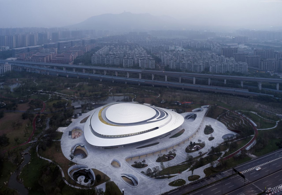 Centrum e-sportu w Chinach /Oficjalna strona internetowa Światowego Festiwalu Architektury 2023