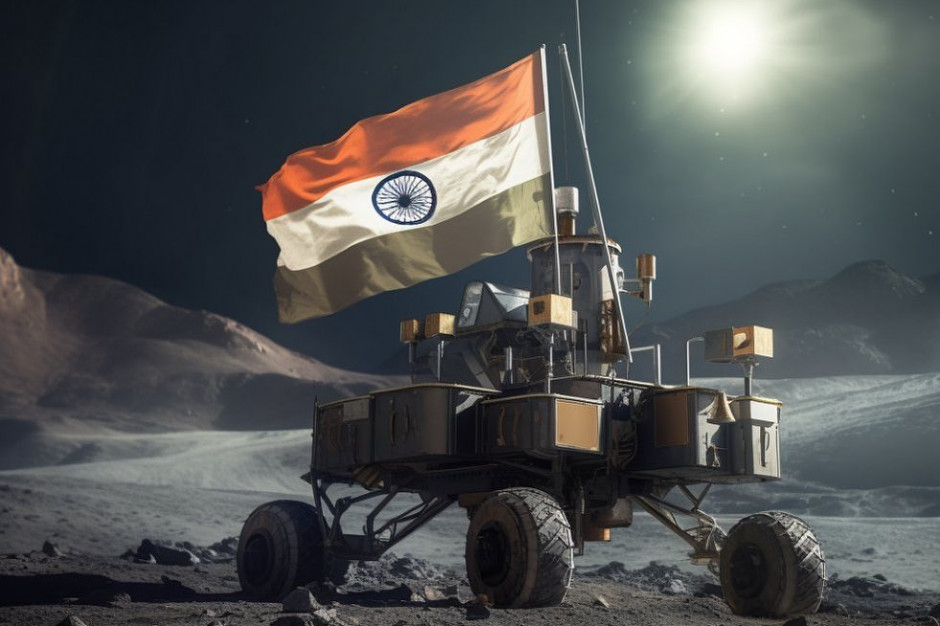 Indie zdobywają południowy biegun Księżyca / Instagram @isro.in
