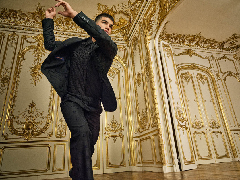 Carlos Alcaraz twarzą kampanii Louis Vuitton Wiosna-Lato 2024 / materiały prasowe Louis Vuitton