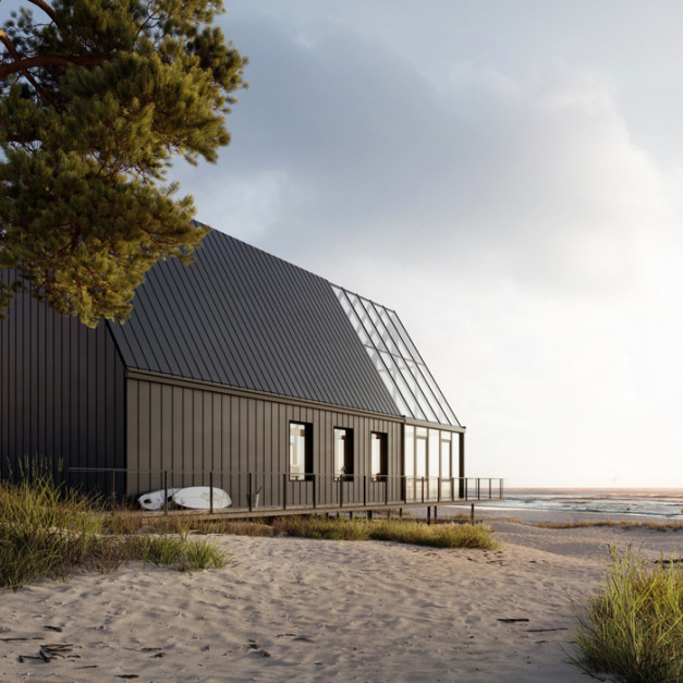 The International Architecture Awards 2023: Projekt restauracji na plaży w Polsce to ekologiczne dzieło sztuki / Kuczia Architect