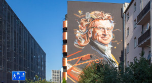KATOWICE: Mieszkańcy zachwyceni muralem przedstawiającym Zbigniewa Wodeckiego. "Dzieło godne mistrza"