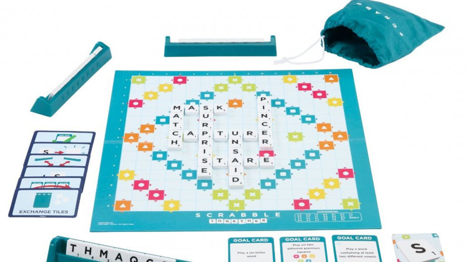 Mattel wprowadza nowy model rozgrywki, czyli Scrabble Together / materiały promocyjne