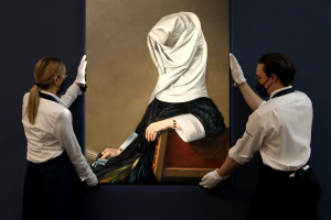 Aukcja obraz Ewy Juszkiewicz - Sotheby's / Getty Images
